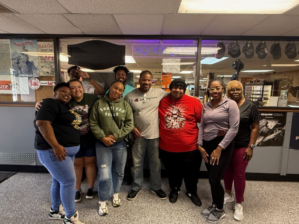 Students together after finishing a Colorado Tactics firearms safety class
